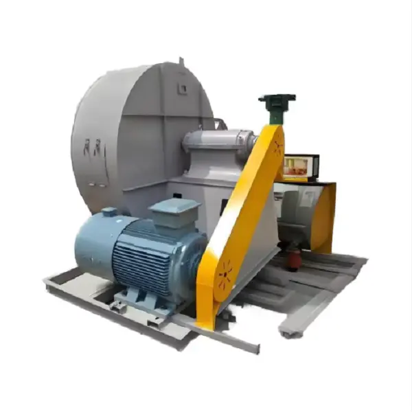 Indusoitu vetotuuletin voimalaitoksessa